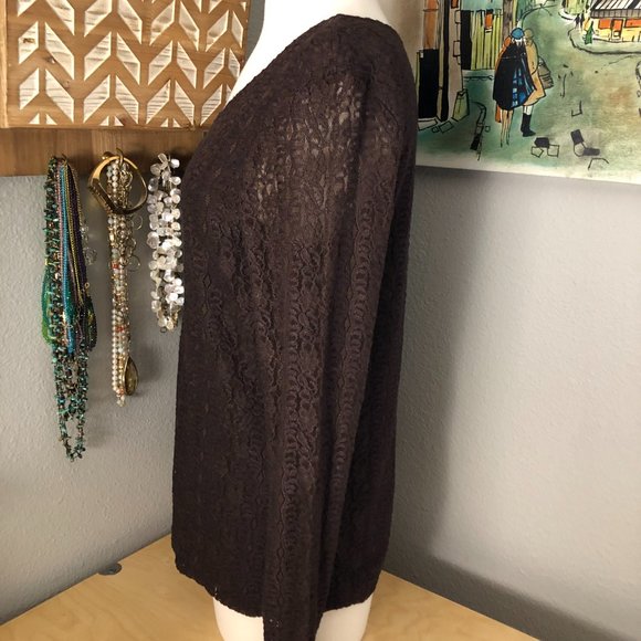 Vintage J. JILL Jacquard Knit Cardigan - Picture 5 of 9